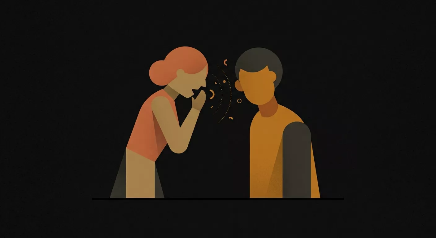 Secret marketing illustration